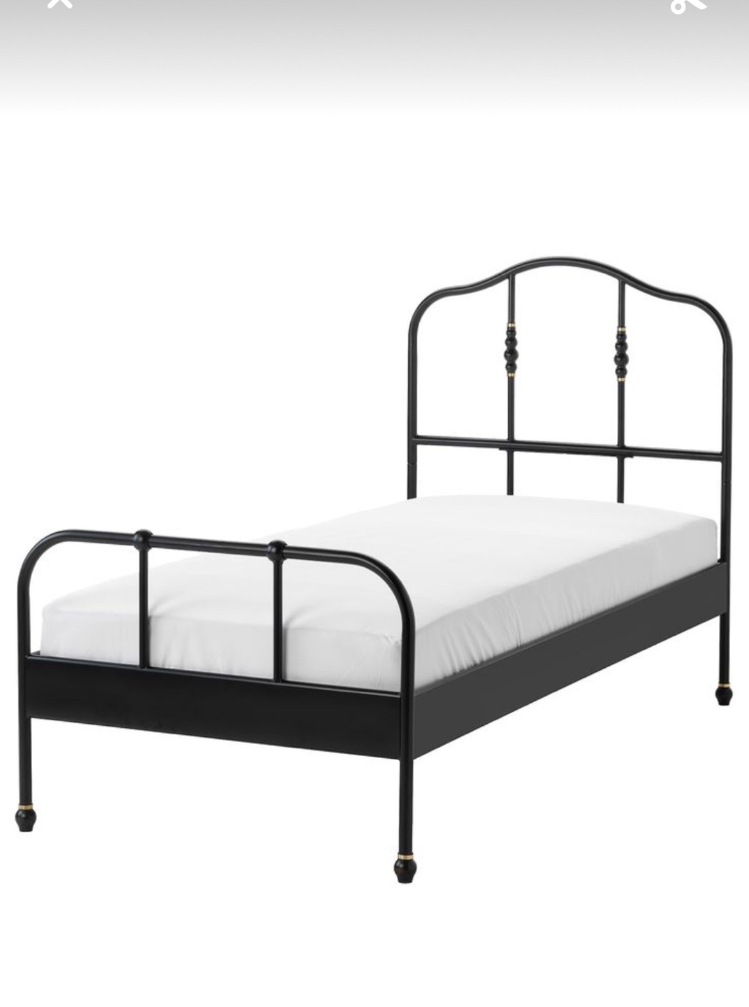 IKEA sagstua Single Bed Frame - Black - photo 2