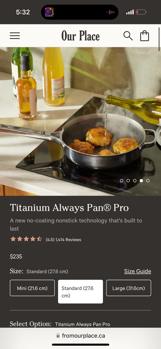 Our Place Always Pan Pro - Titanium image indicator(2)