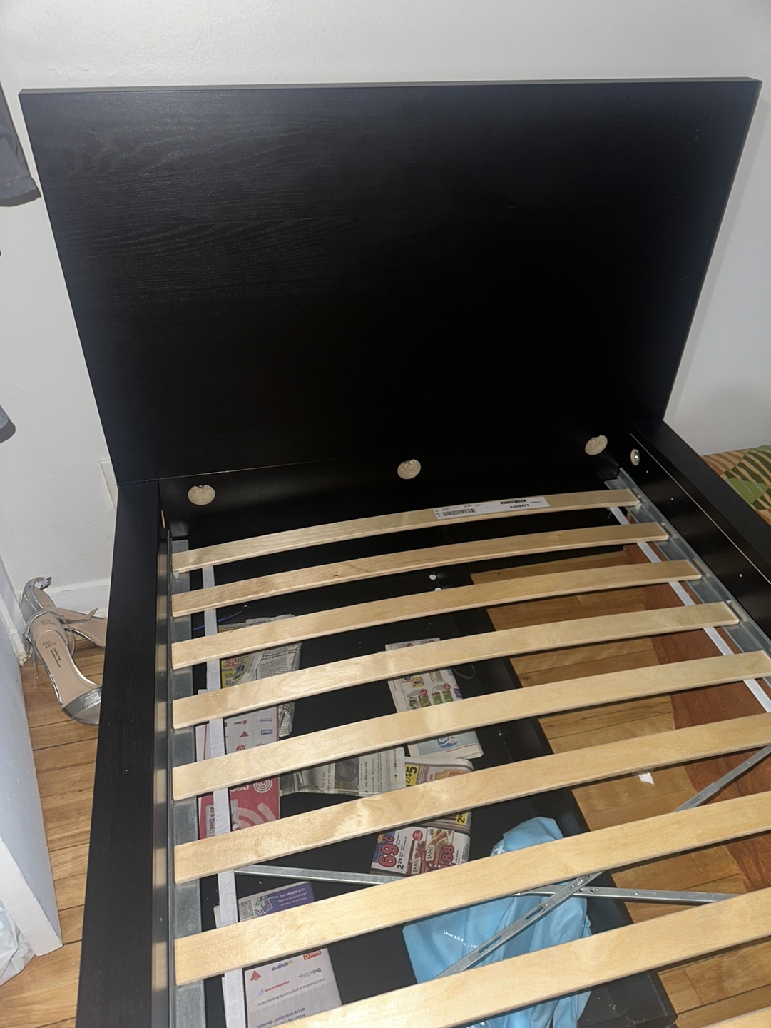 IKEA MALM Black Single Bed Frame - photo 3