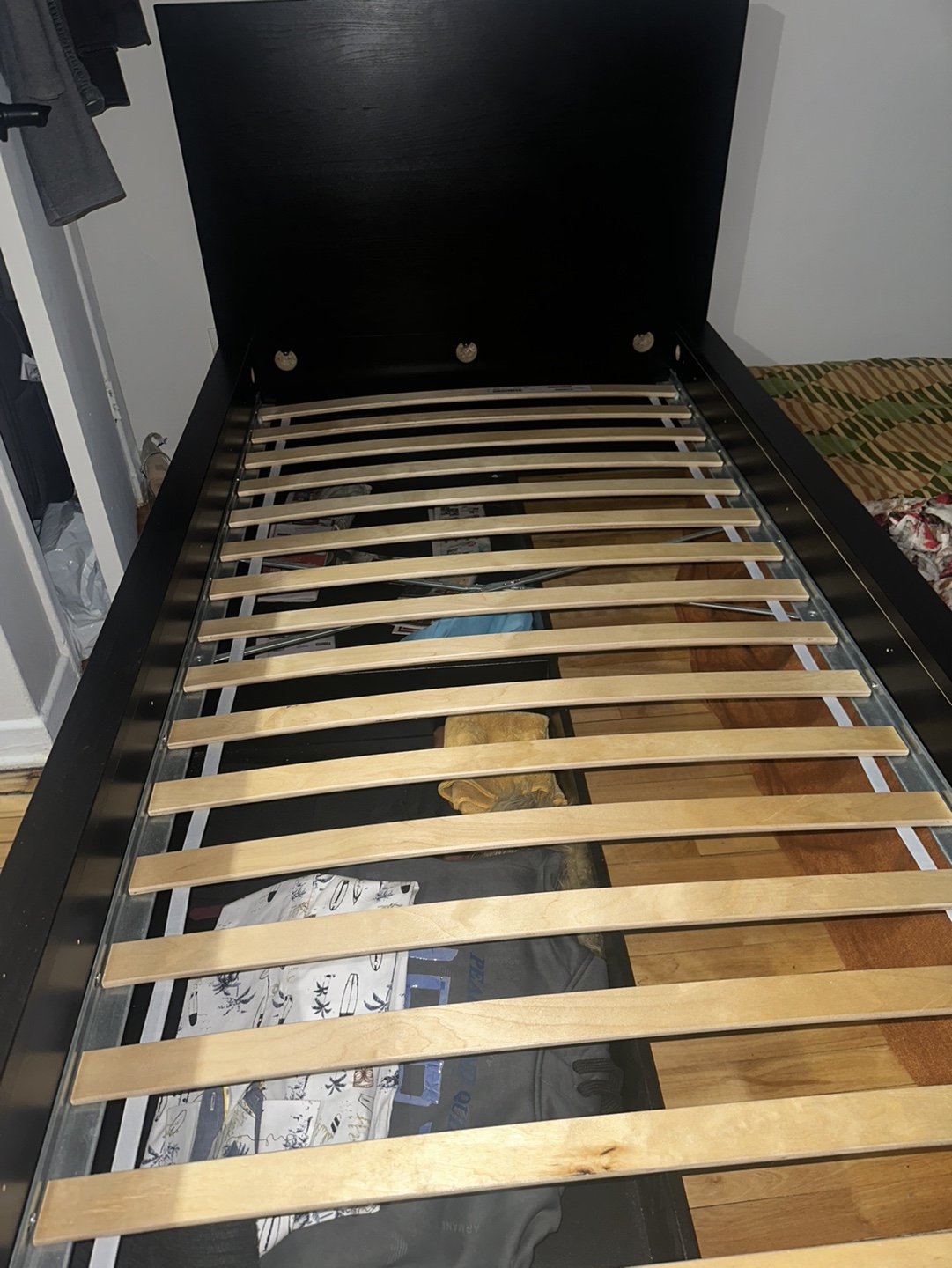 IKEA MALM Black Single Bed Frame