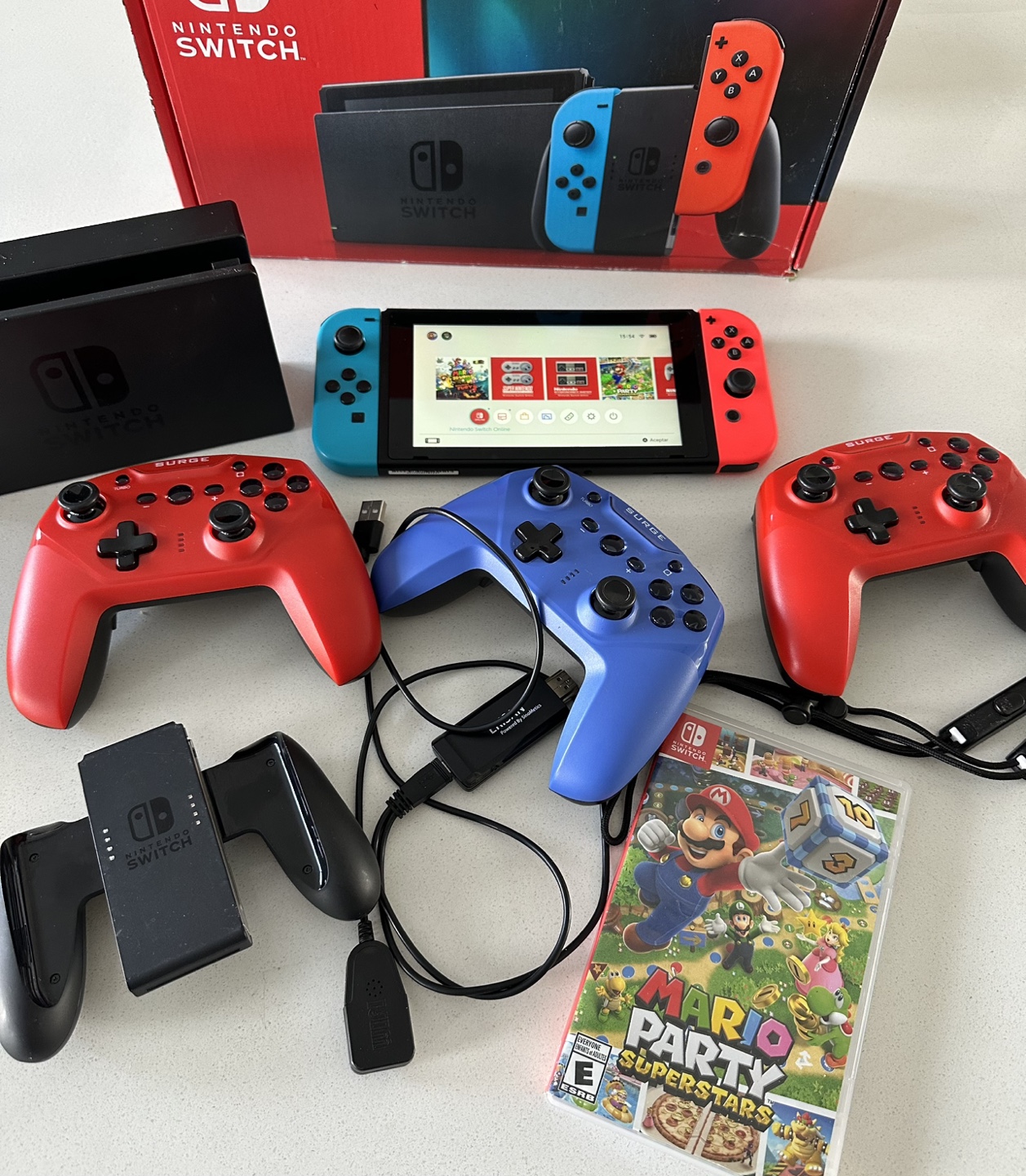 Nintendo Switch Bundle with Games and Accessories