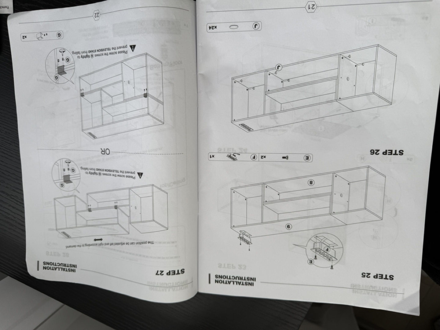 Rolantar TV Stand - Black - photo 4