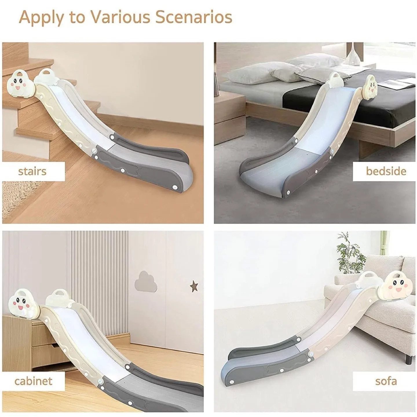 Baby Sofa Slide for Kids & Toddler, Long Slipping Slope image indicator(3)