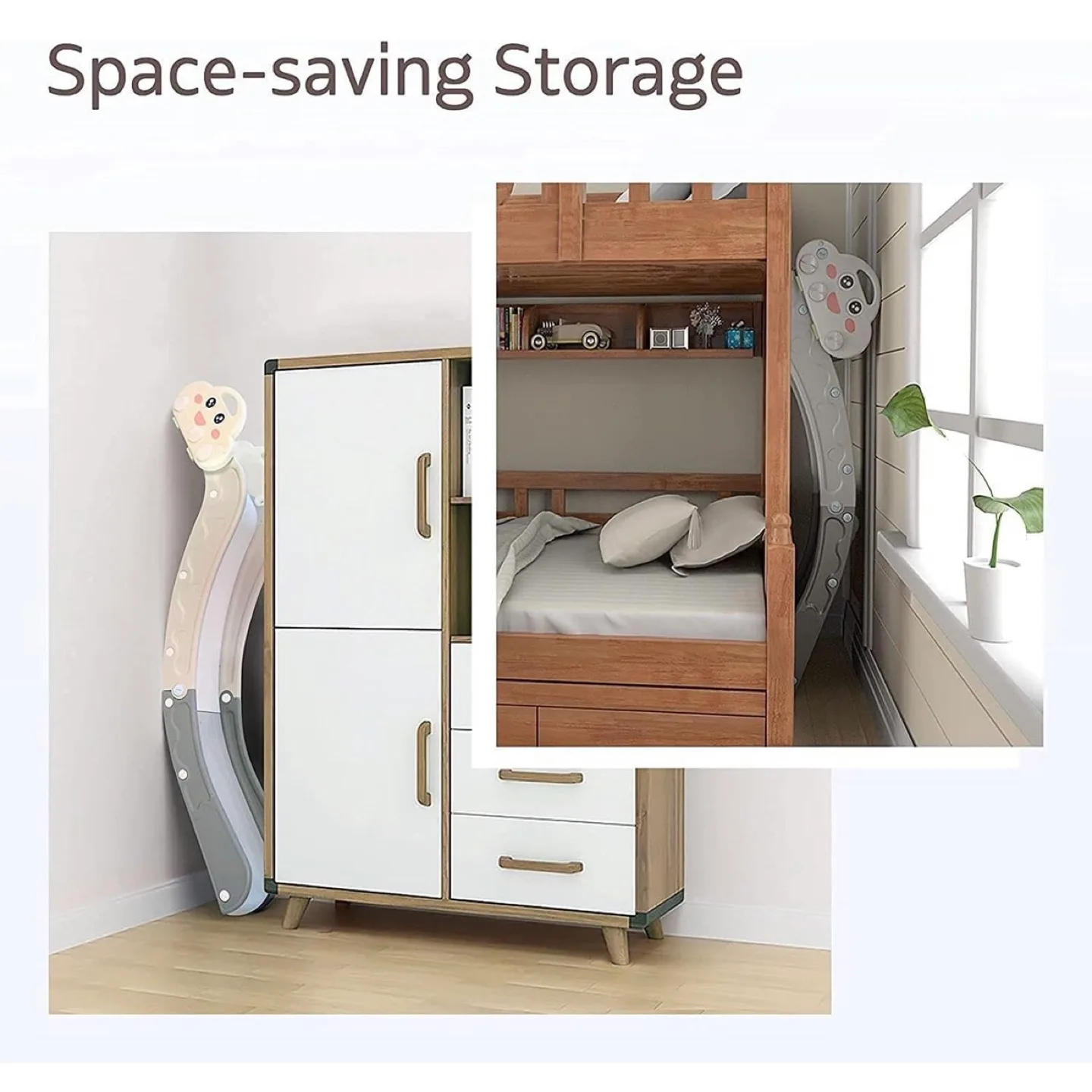 Baby Sofa Slide for Kids & Toddler, Long Slipping Slope image indicator(4)