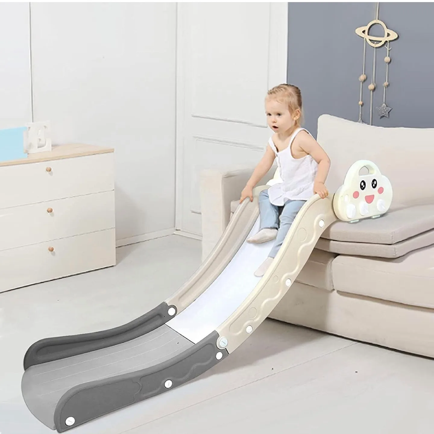 Baby Sofa Slide for Kids & Toddler, Long Slipping Slope image indicator(7)