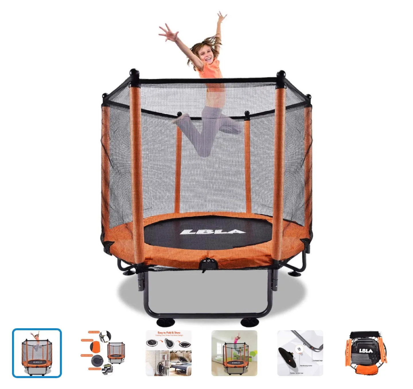 *Brand New*  48 Inch Trampoline with Safety Net image indicator(6)