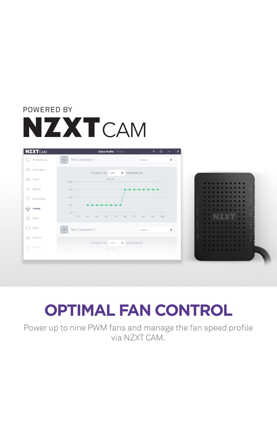 NZXT RGB & Fan Controller - AC-CRFR0-B1 - photo 4
