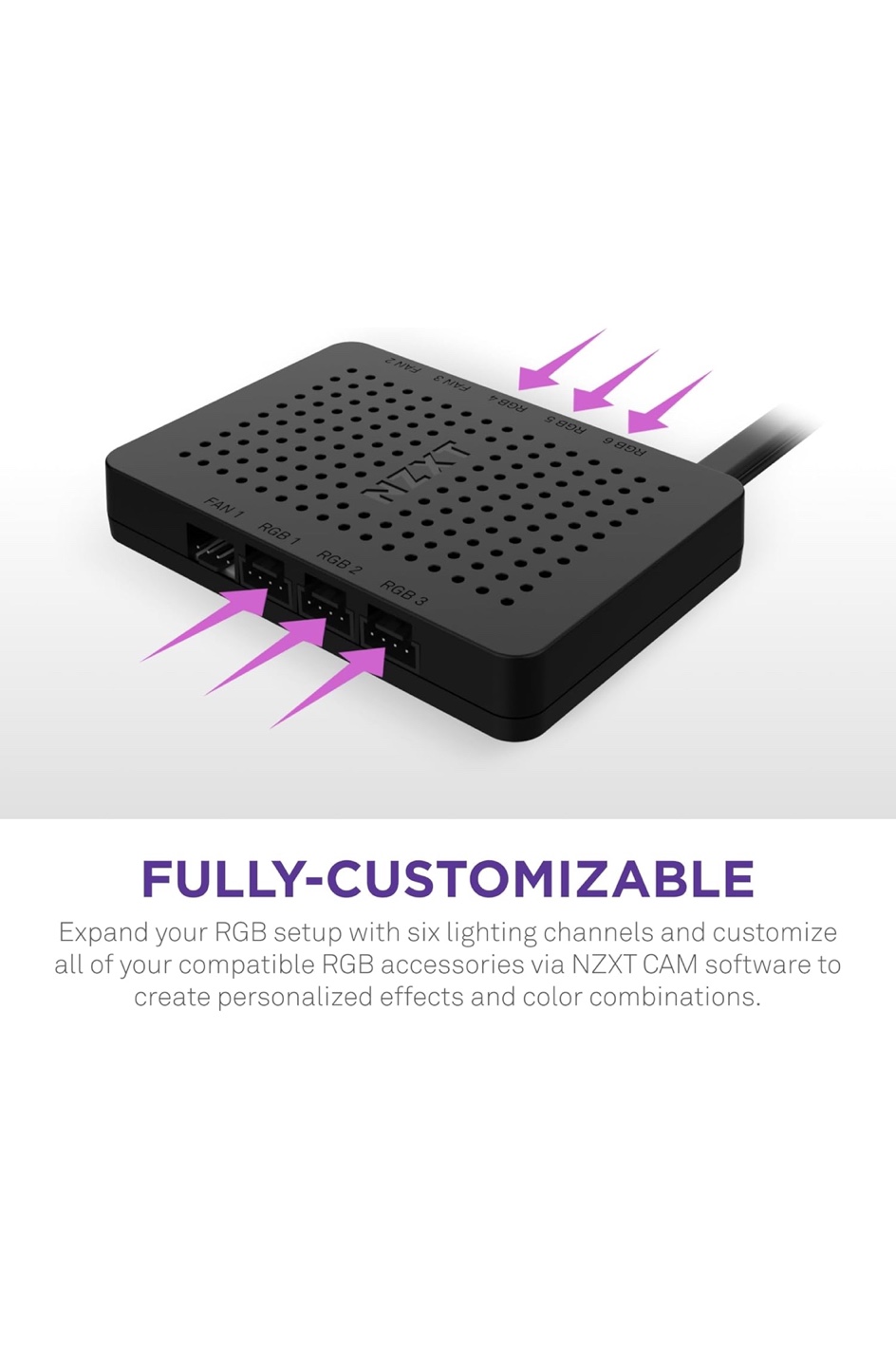 NZXT RGB & Fan Controller - AC-CRFR0-B1 - photo 3