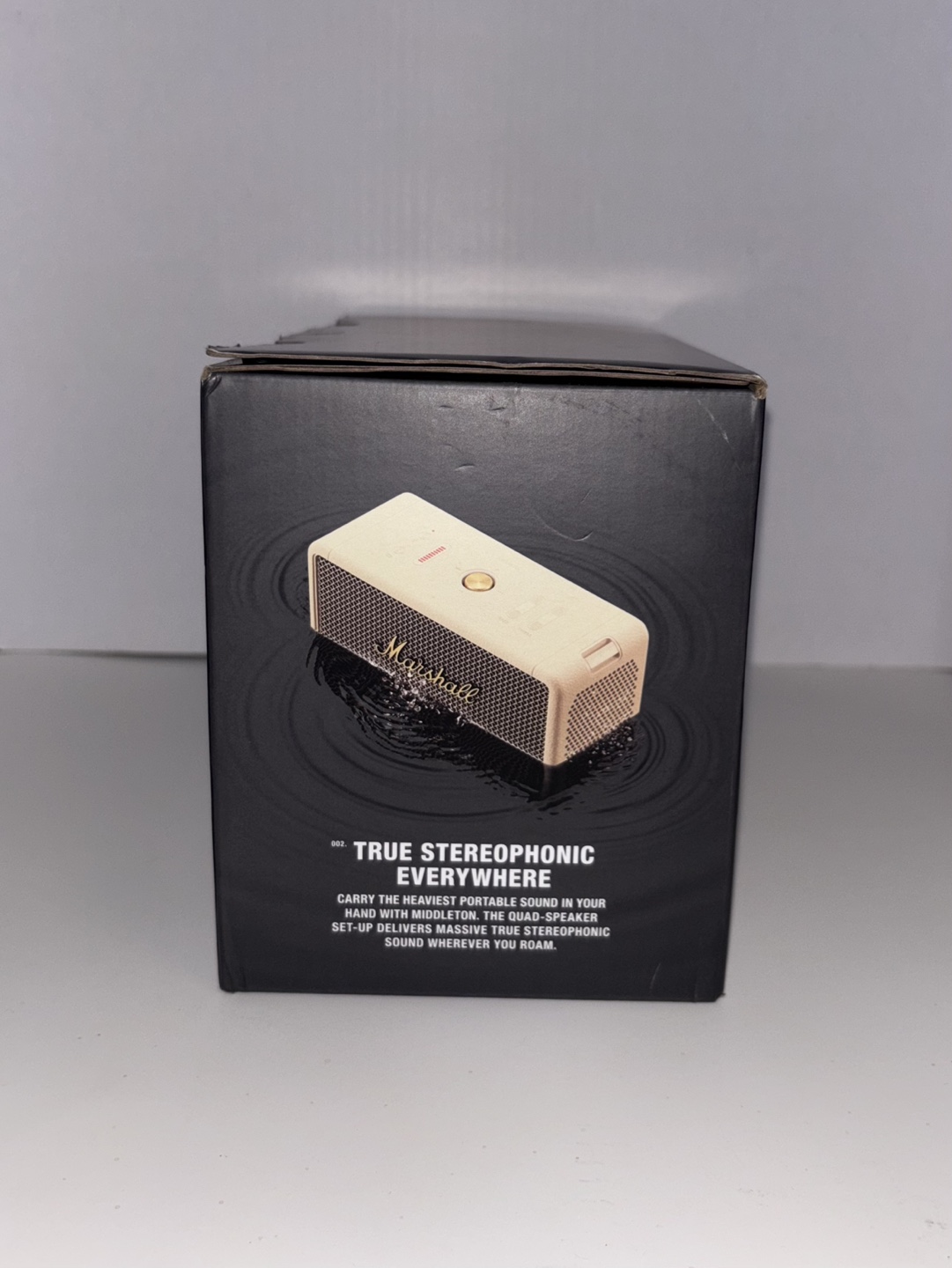 Marshall Middleton Portable Bluetooth Speaker - Cream - photo 3