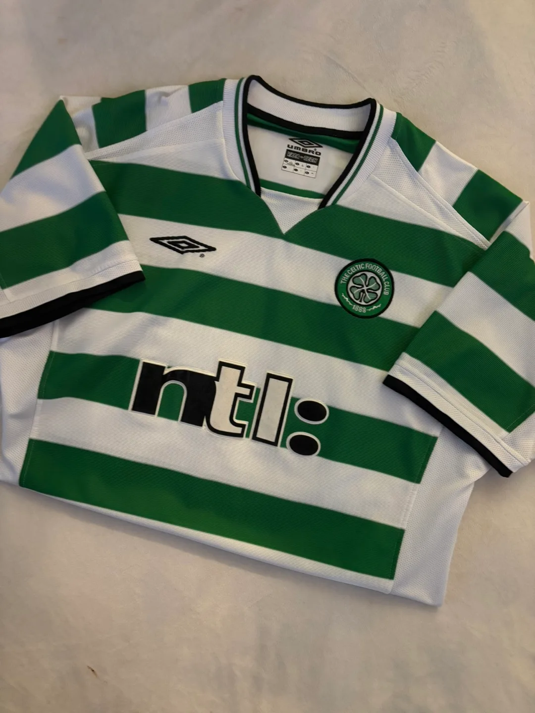 Celtic FC 2003-2005 Home Football Jersey - Size Large thumbnail
