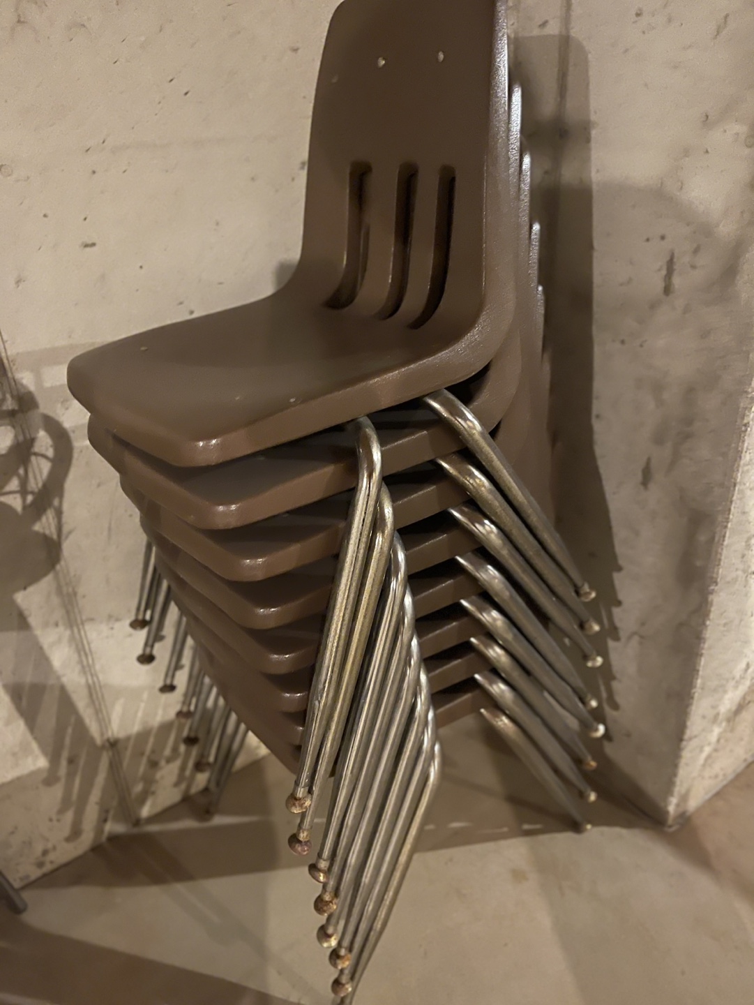 Vintage Stackable School Chairs - photo 3
