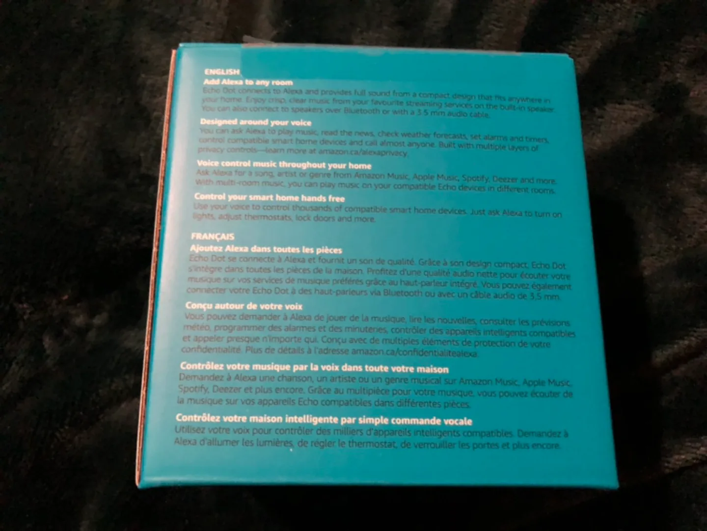 SEALED Amazon Echo Dot (3rd Generation) - Charcoal image indicator(2)