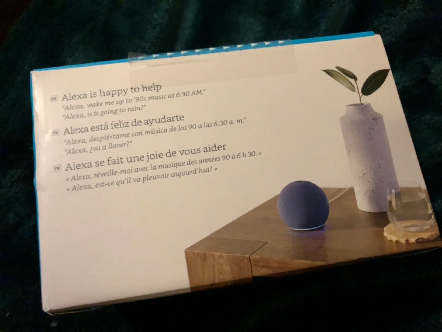 NEW SEALED Amazon Echo Dot (5th Gen LATEST) - BLUE image indicator(2)