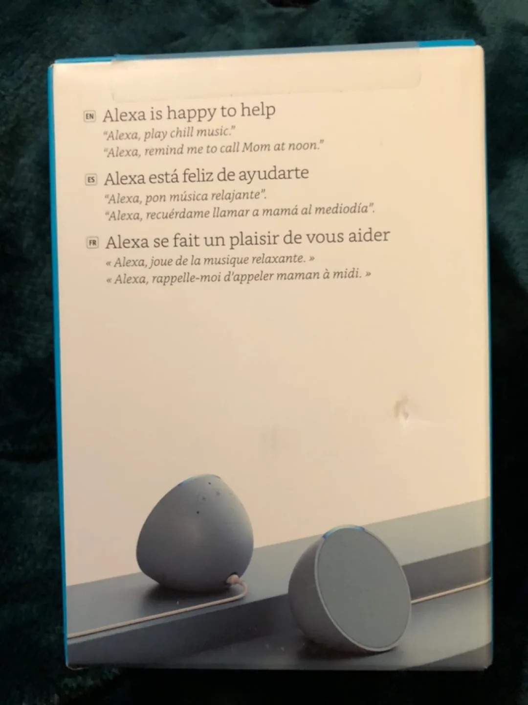 SEALED BLUE Amazon Echo Pop - Smart Speaker with Alexa image indicator(2)