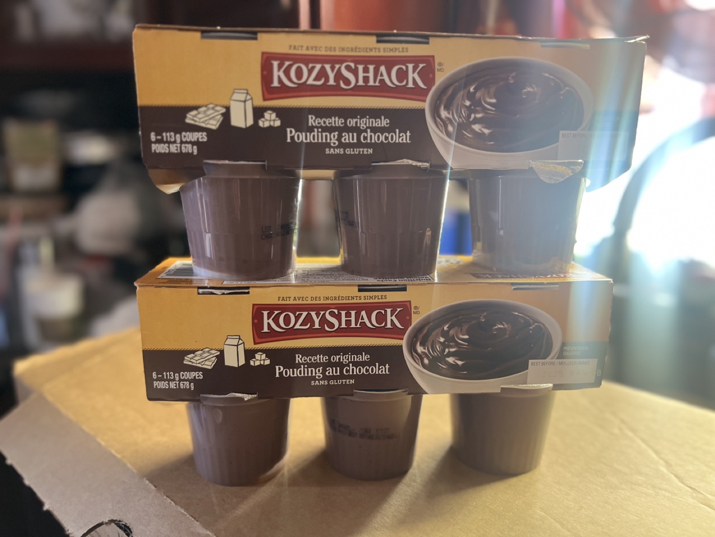 FREE FREE FREE KozyShack Chocolate Pudding Cups Gluten-Free