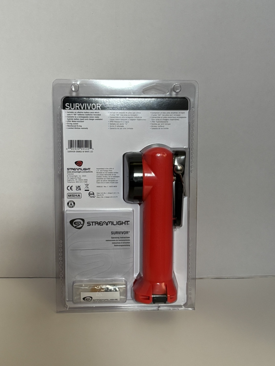 Streamlight Survivor LED Flashlight - Red - photo 2