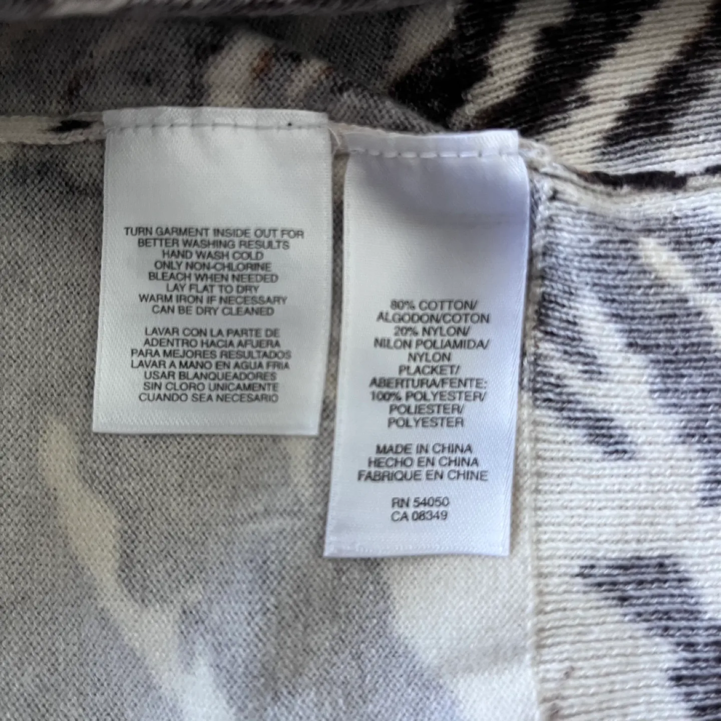 Jones New York Sport Woman Zebra Print Cardigan image indicator(6)