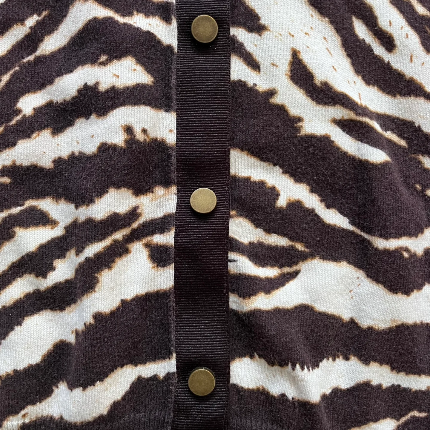 Jones New York Sport Woman Zebra Print Cardigan image indicator(5)
