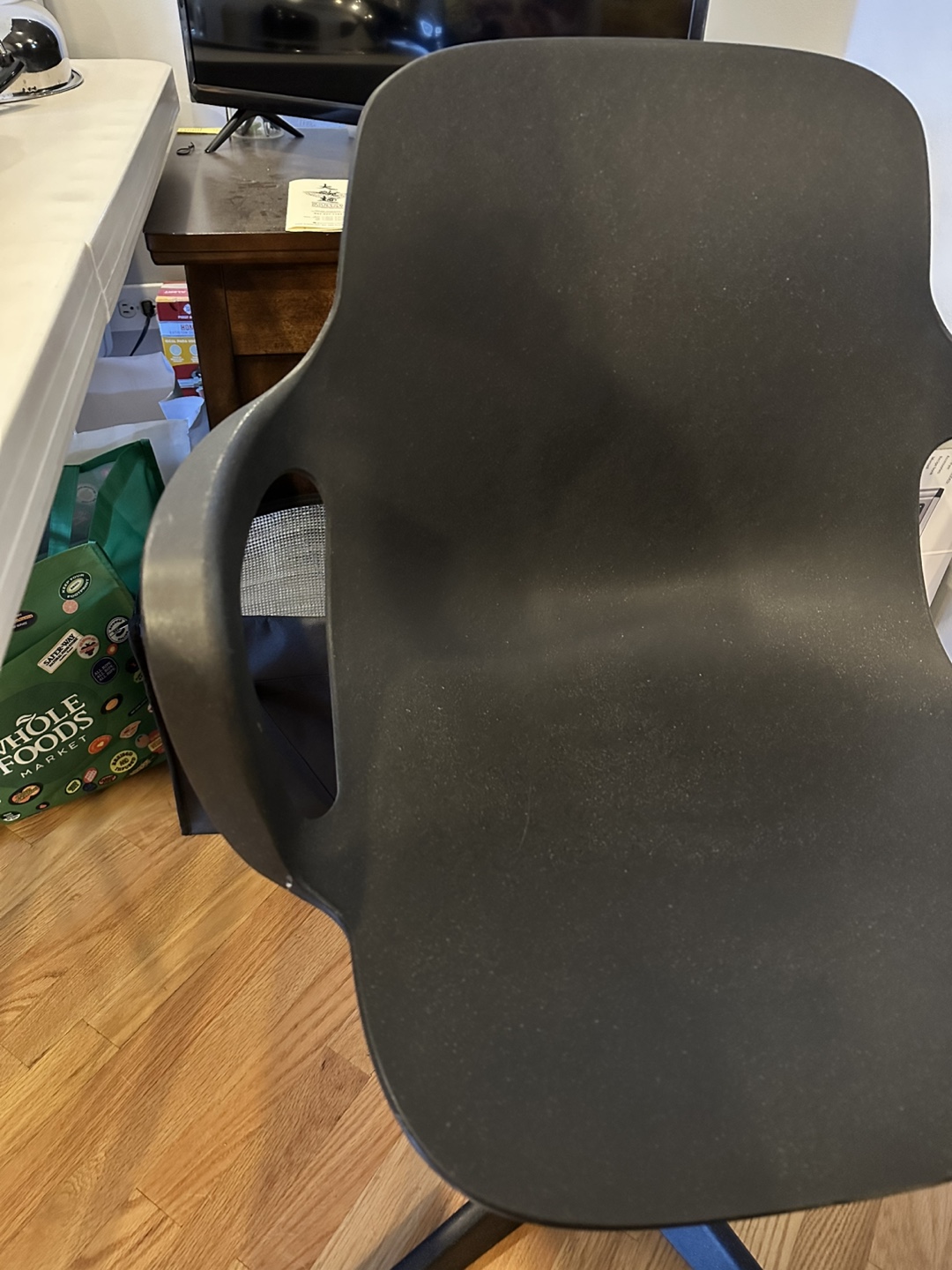Black Swivel Desk Chair - photo 3