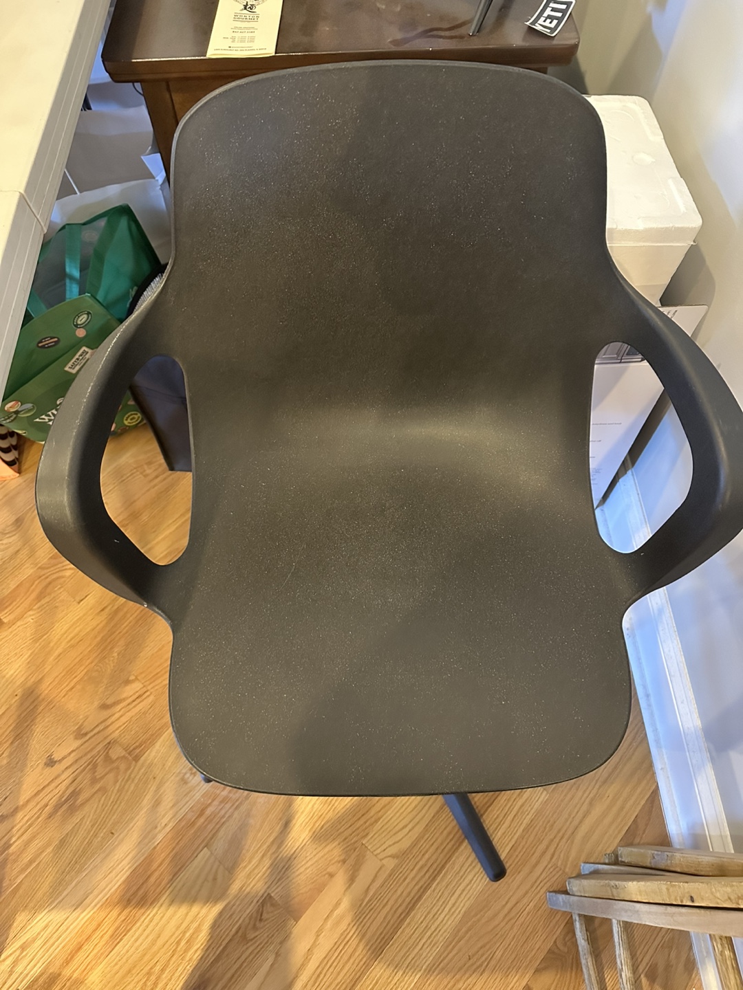 Black Swivel Desk Chair - photo 2