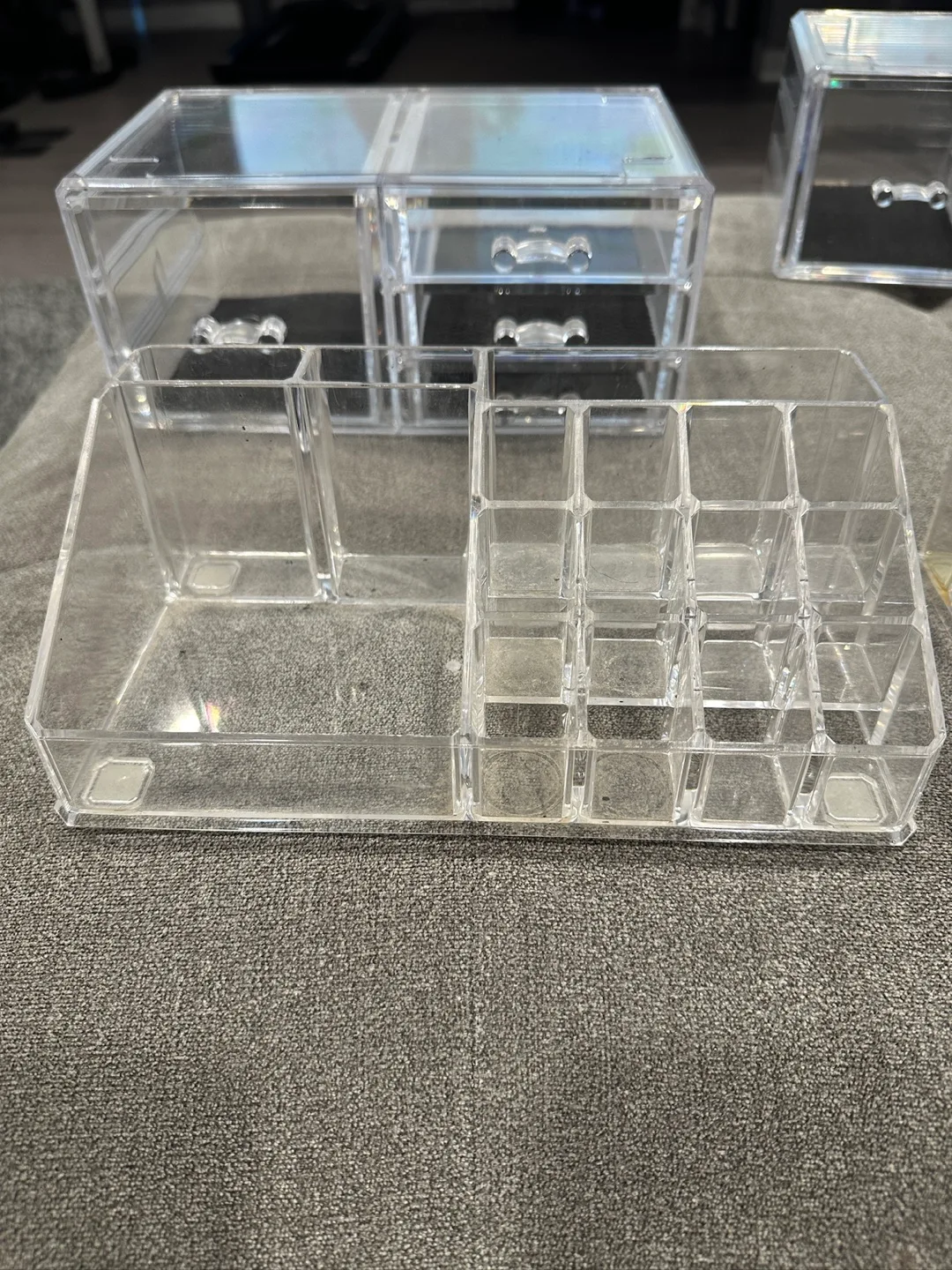 Clear Acrylic Makeup Organiser with Drawers and Compartments image indicator(5)