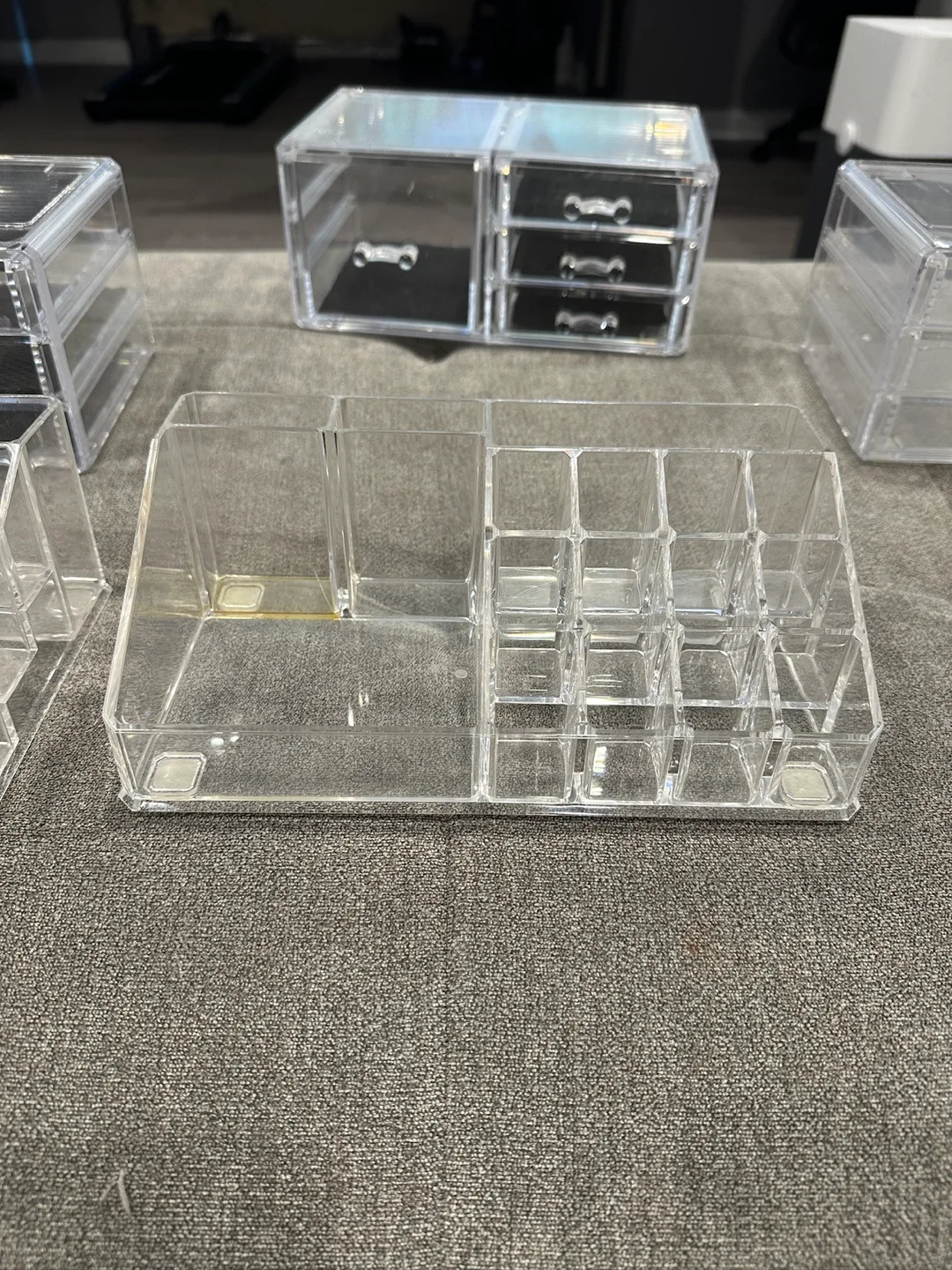Clear Acrylic Makeup Organiser with Drawers and Compartments image indicator(2)