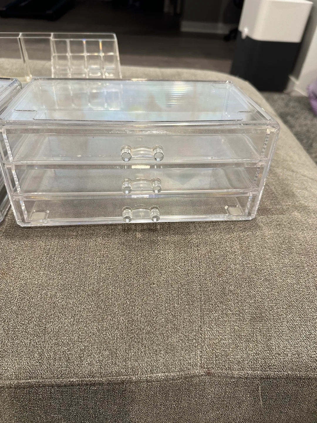Clear Acrylic Makeup Organiser with Drawers and Compartments image indicator(4)