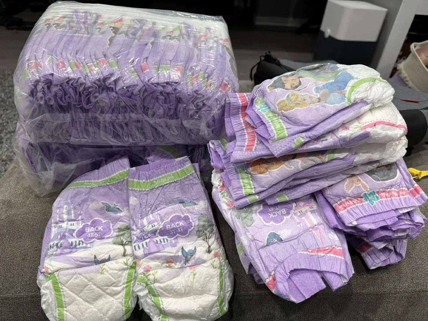 Bulk Package of Huggies Little Swimmers and Disney Pull ups image indicator(2)