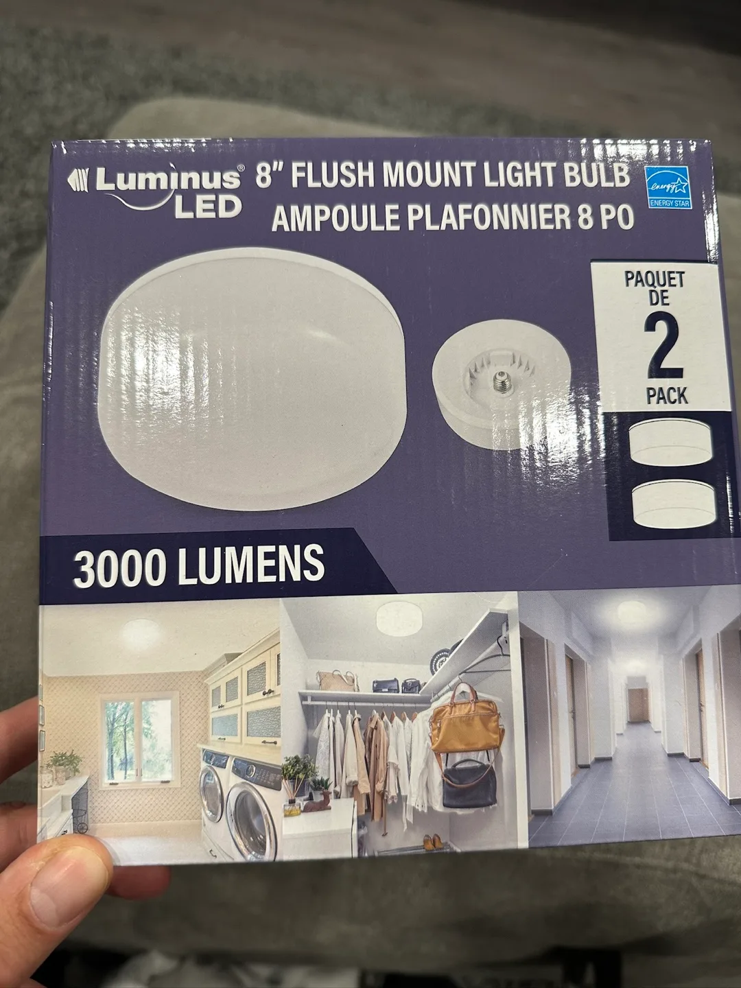 Luminus LED 8" Flush Mount Light Bulb (only 1) image indicator(2)