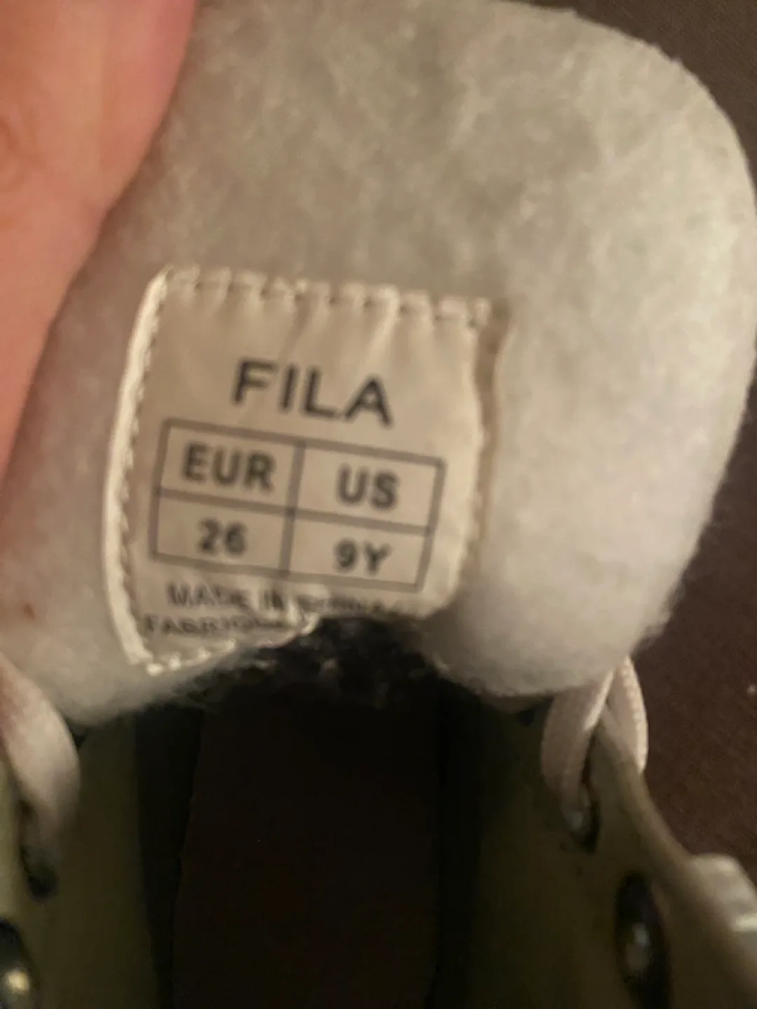 Fila Girls Figure Skates Size 9 Youth image indicator(3)