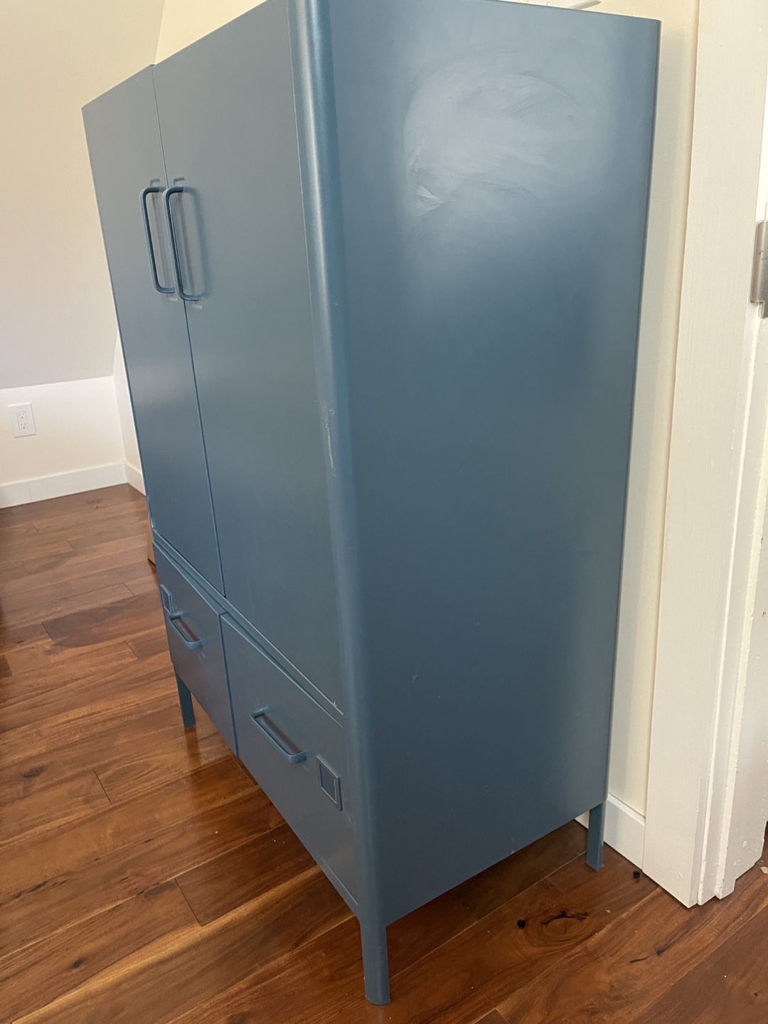 Ikea cabinet IDÅSEN Cabinet with doors and drawers, blue - photo 5