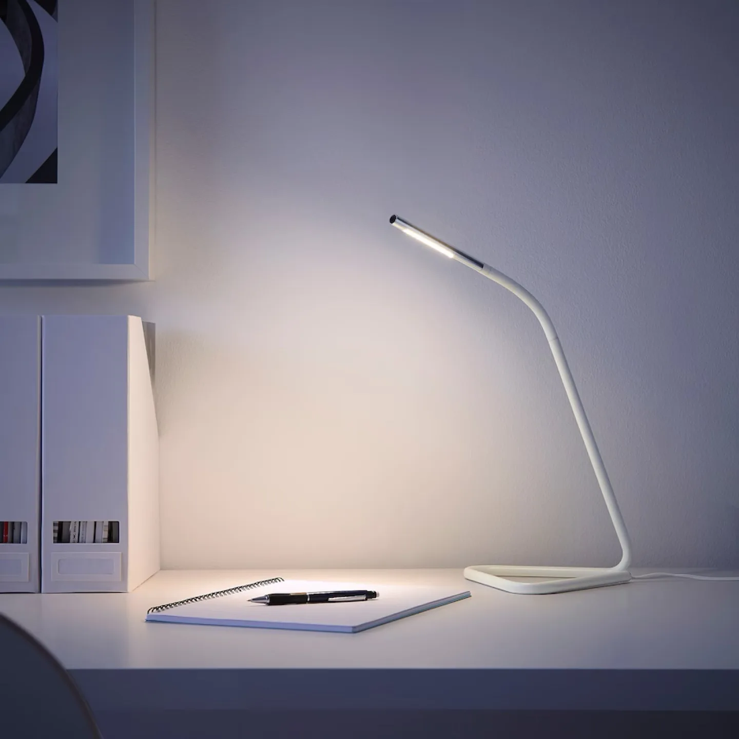 IKEA HÅRTE LED Desk Lamp - White image indicator(2)