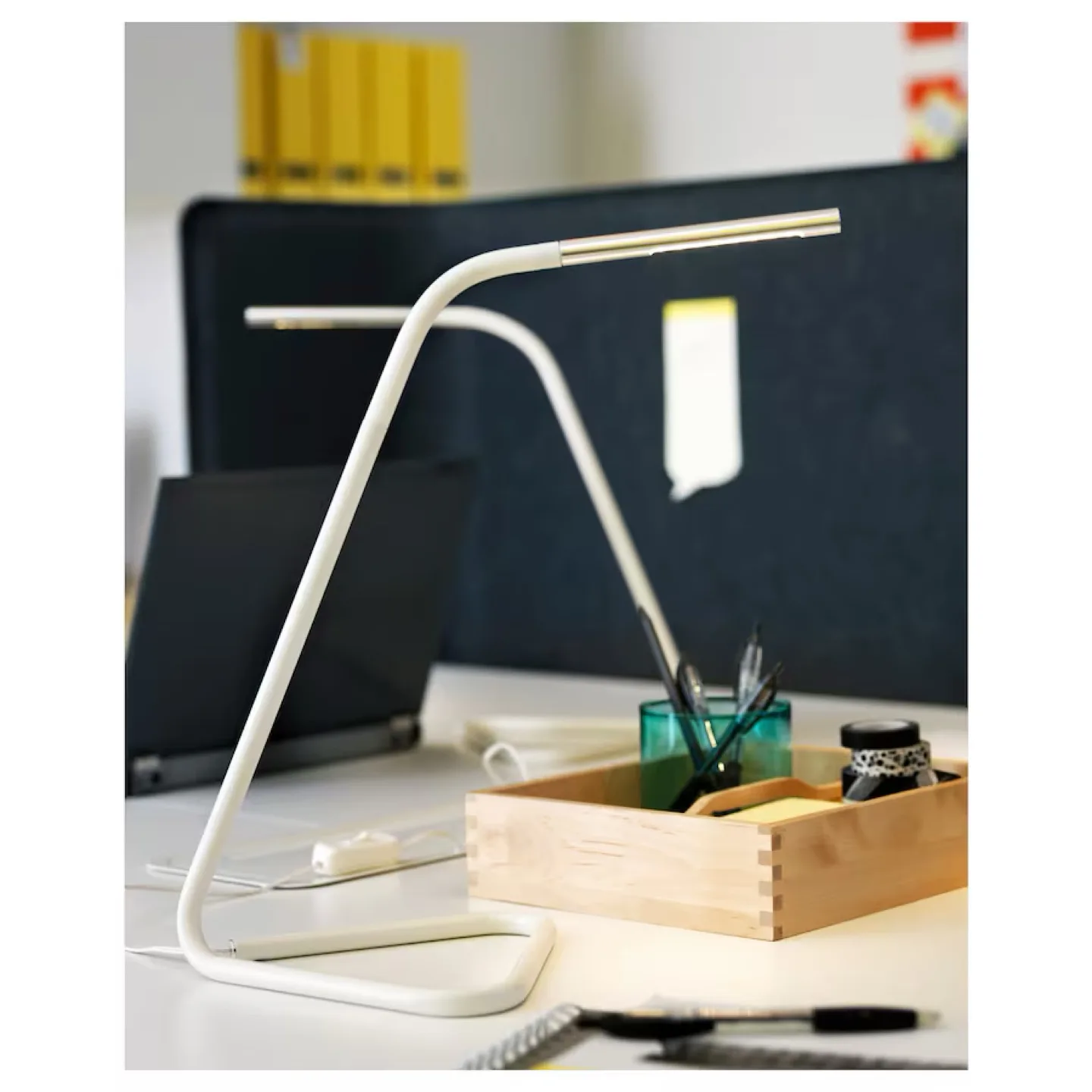 IKEA HÅRTE LED Desk Lamp - White image indicator(4)