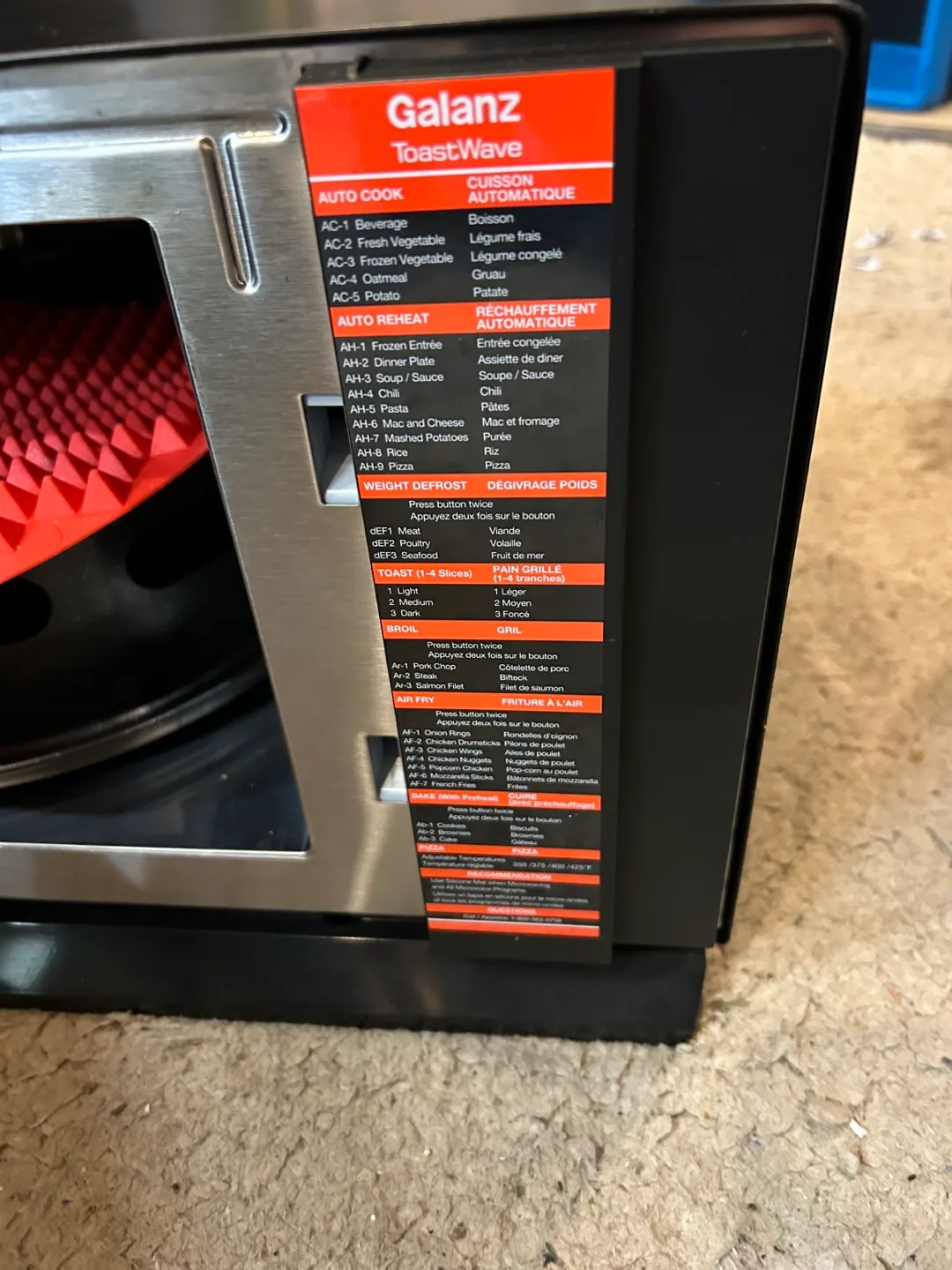 Galanze Toastwave 10-in-1 Microwave Oven image indicator(4)