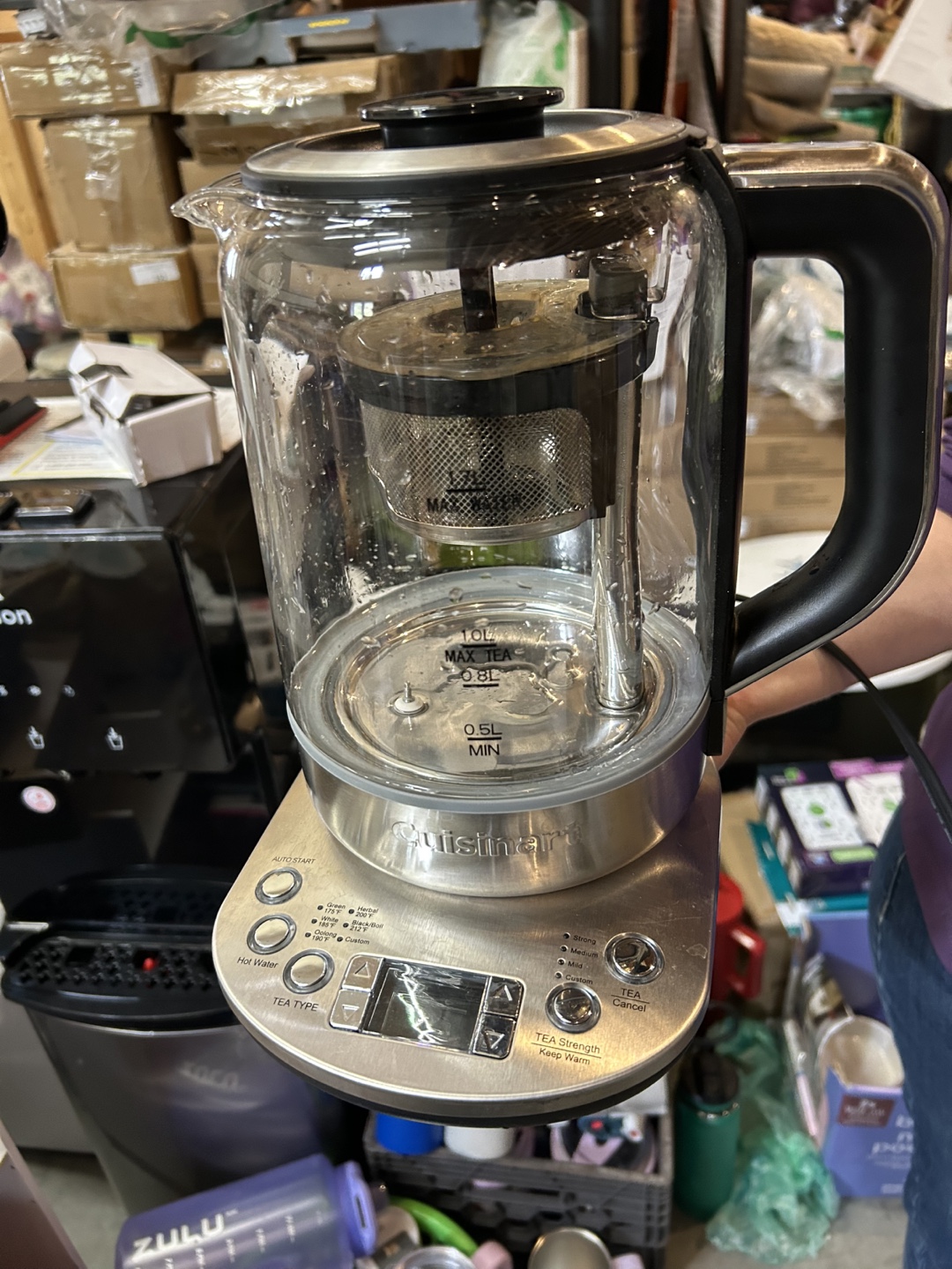 Cuisinart Glass Electric Tea Kettle