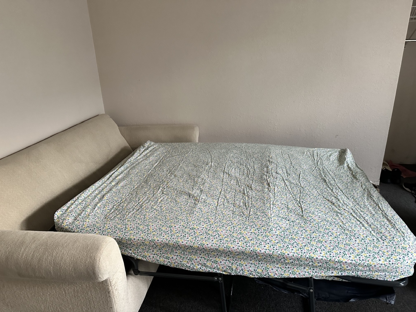 Beige Sofa Bed