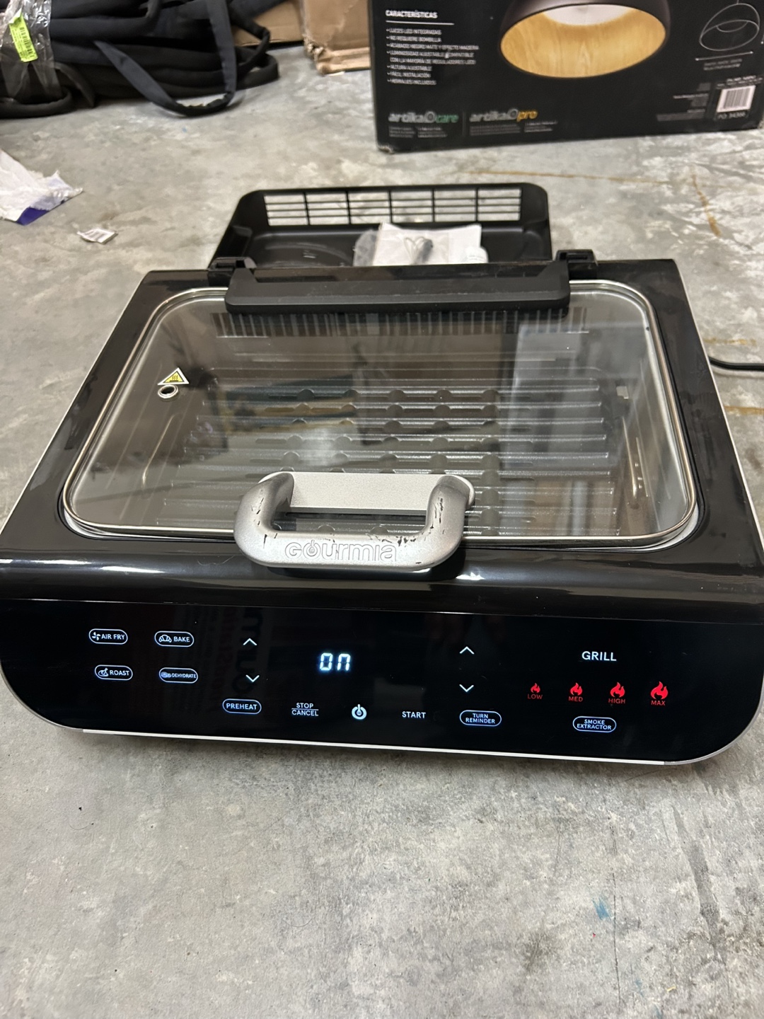 Gourmia FoodStation Smokeless Grill & Air Fryer