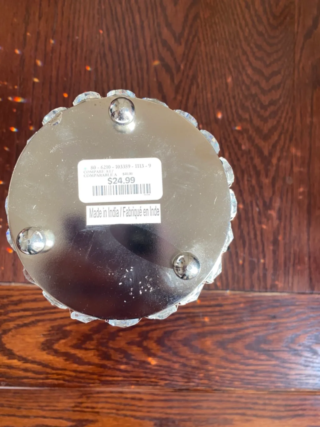 Luxehabitat Crystal Candle Holder image indicator(3)