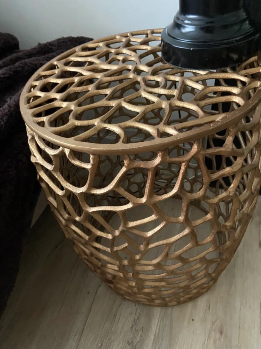 Gold Metal Accent Table image indicator(2)