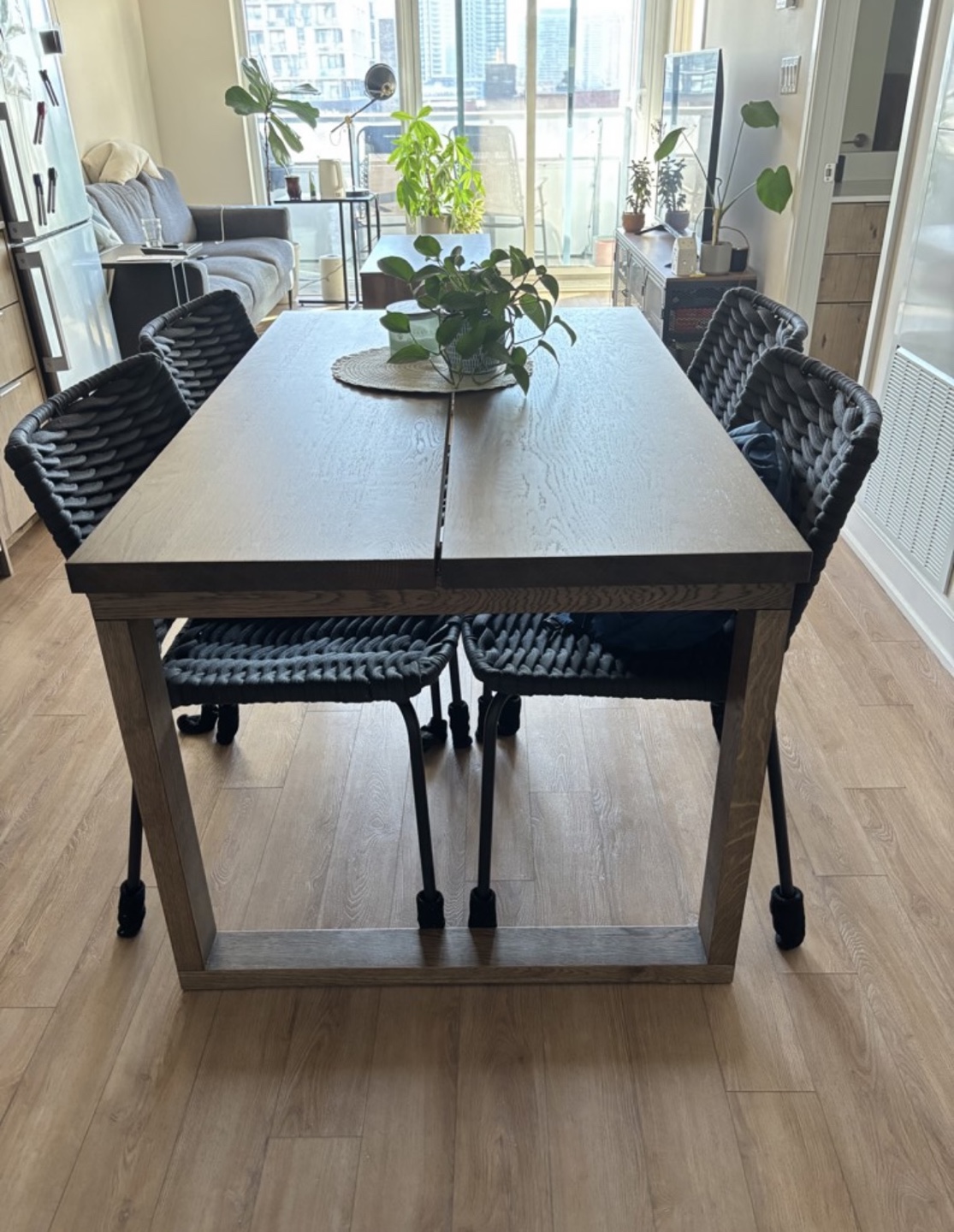 MÖRBYLANGA IKEA Dining Table - Oak Veneer