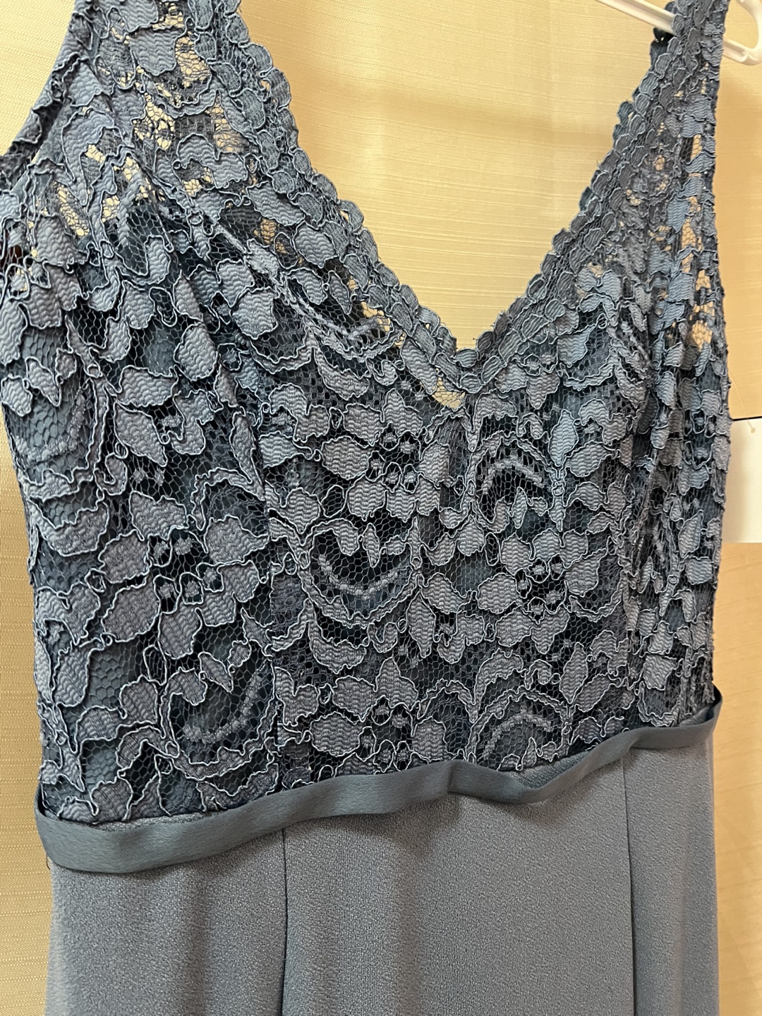 David’s Bridal dress, dusty blue, size 10 - photo 4