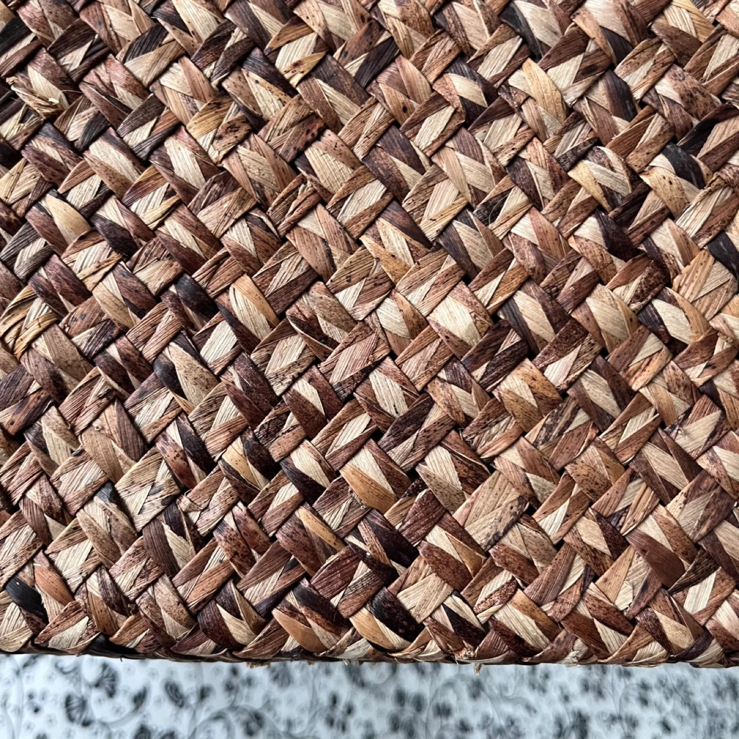 Tiki Straw Clutch Woven Zippered Handbag Purse image indicator(5)