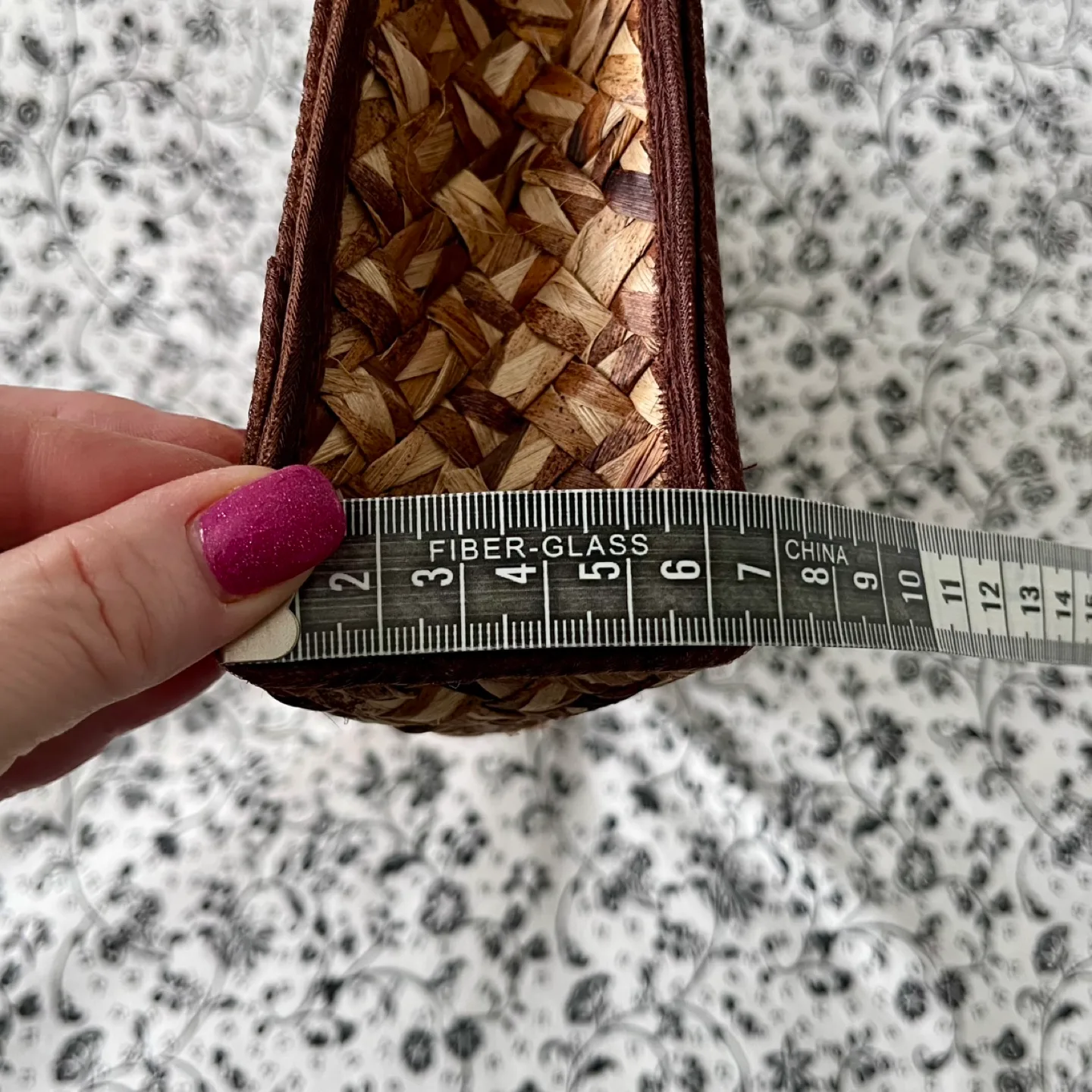 Tiki Straw Clutch Woven Zippered Handbag Purse image indicator(7)