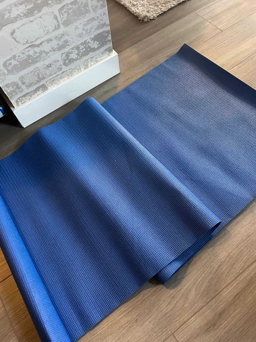 Blue Yoga Mat with Carrying Case thumbnail