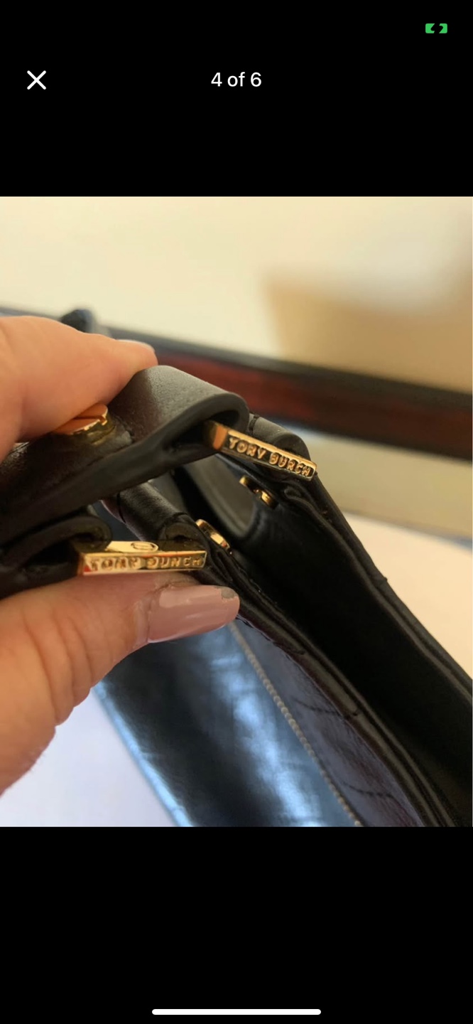 Tory Burch Black Leather Tote Bag - photo 5