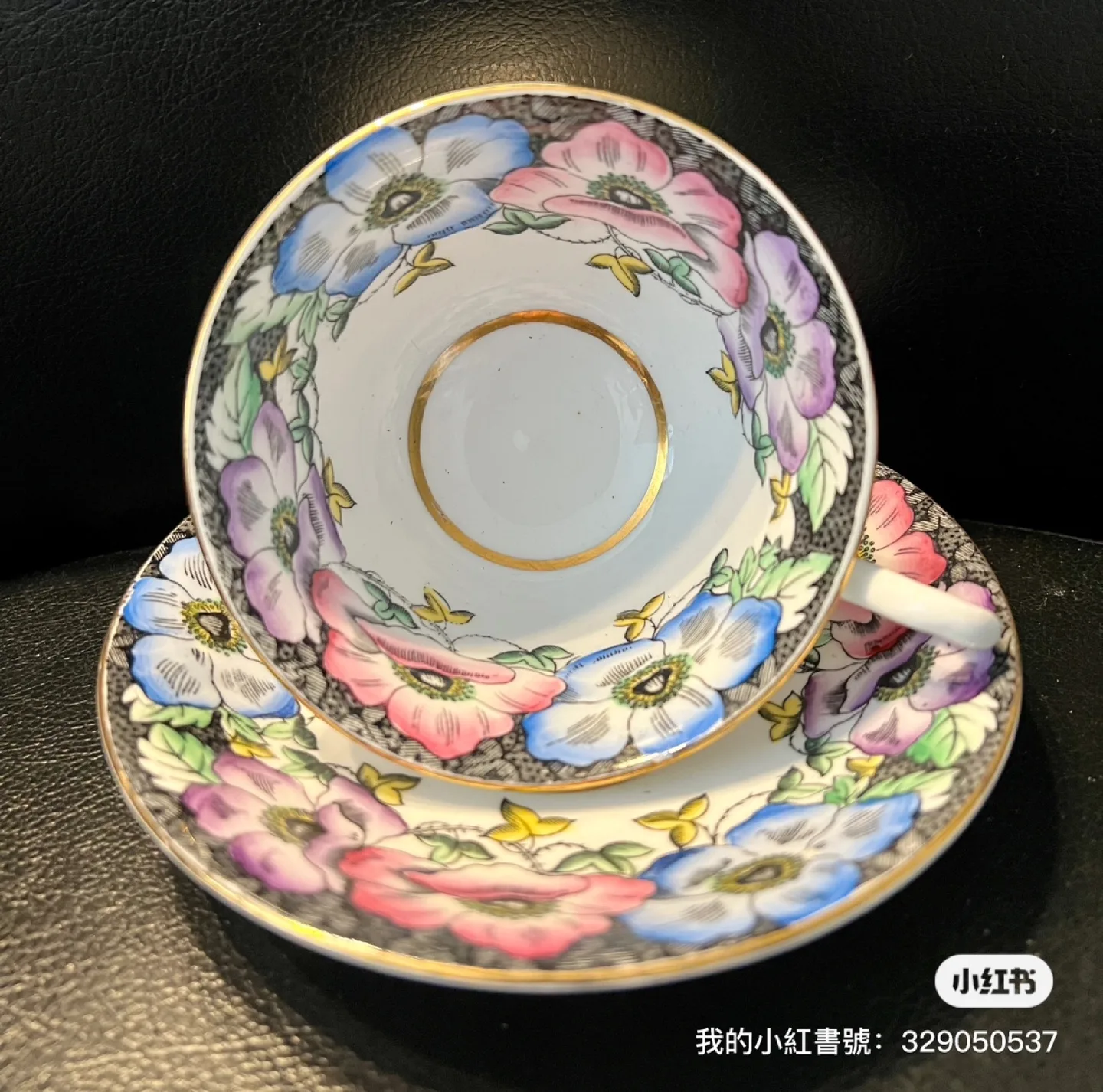 Vintage Taylor & Kent Bone China Teacup and Saucer image indicator(3)