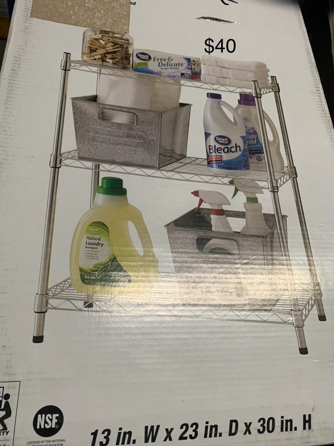 Soap dispenser, shelves image indicator(6)