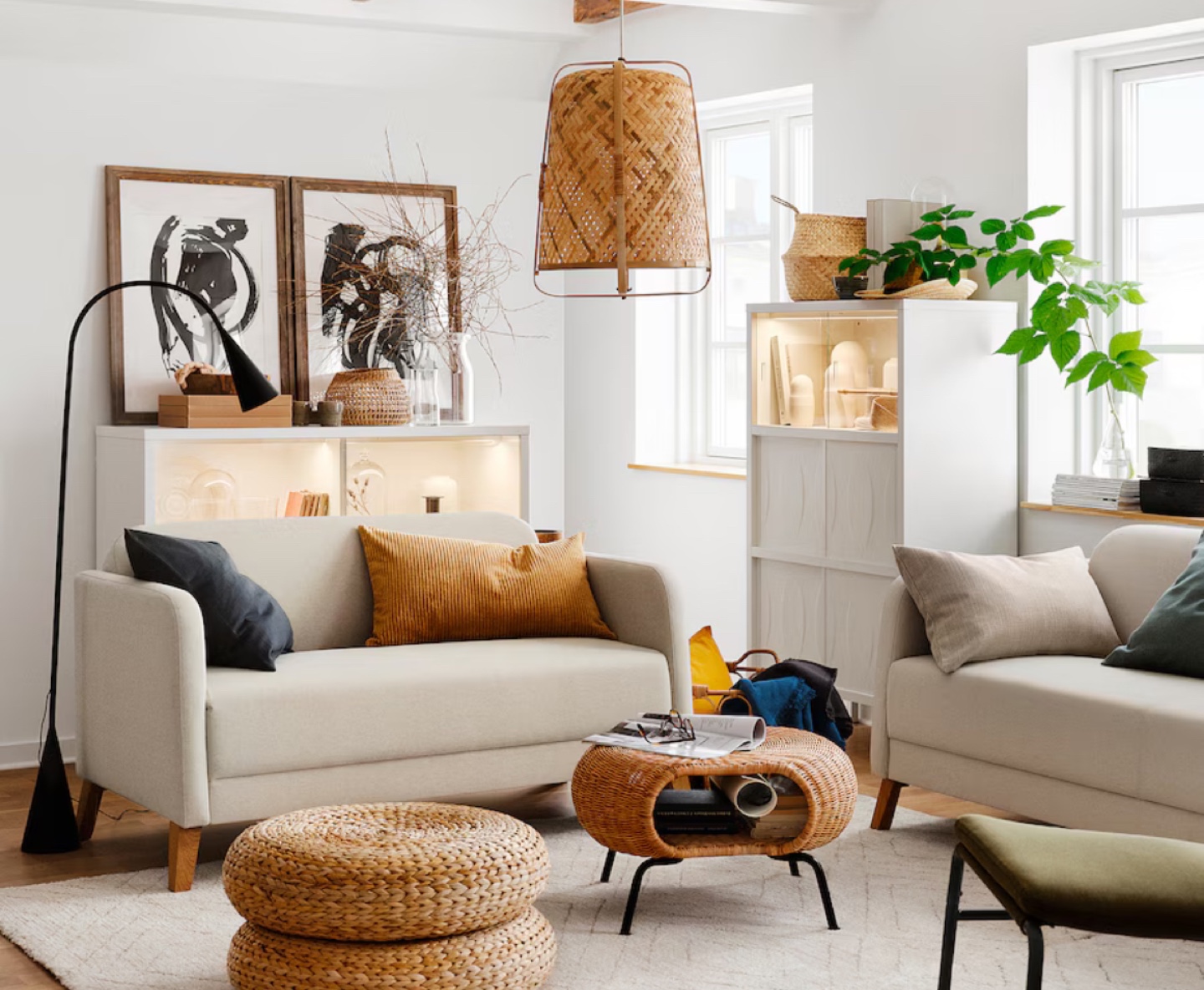 IKEA LINANÄS Loveseat - Beige - photo 4