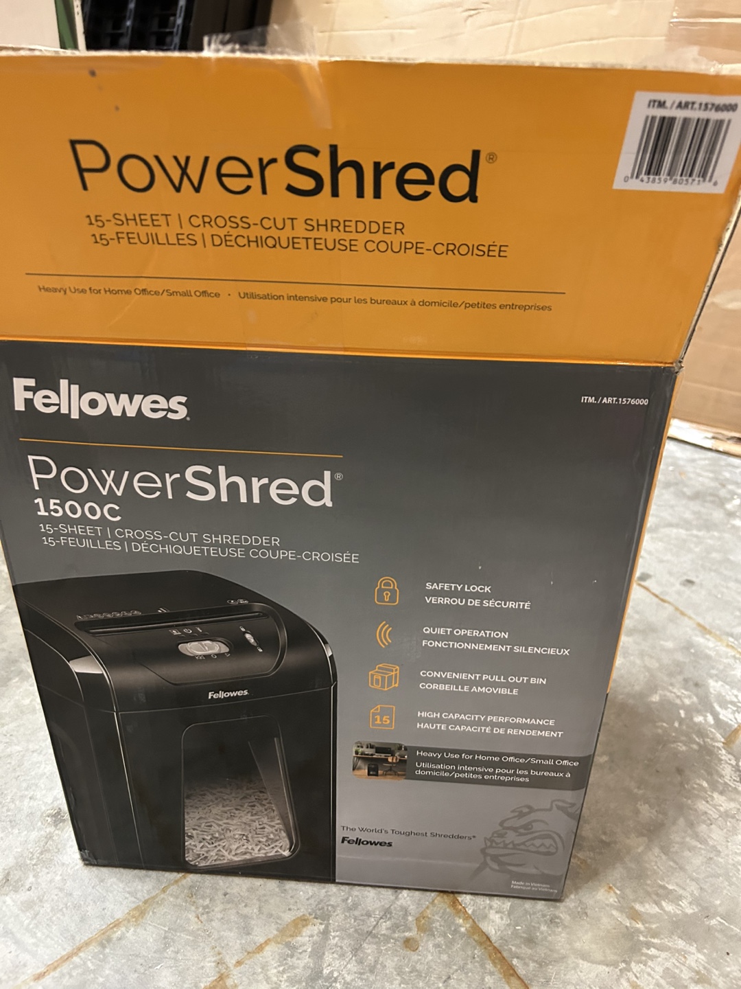 Fellowes Powershred 150C Cross-Cut Shredder