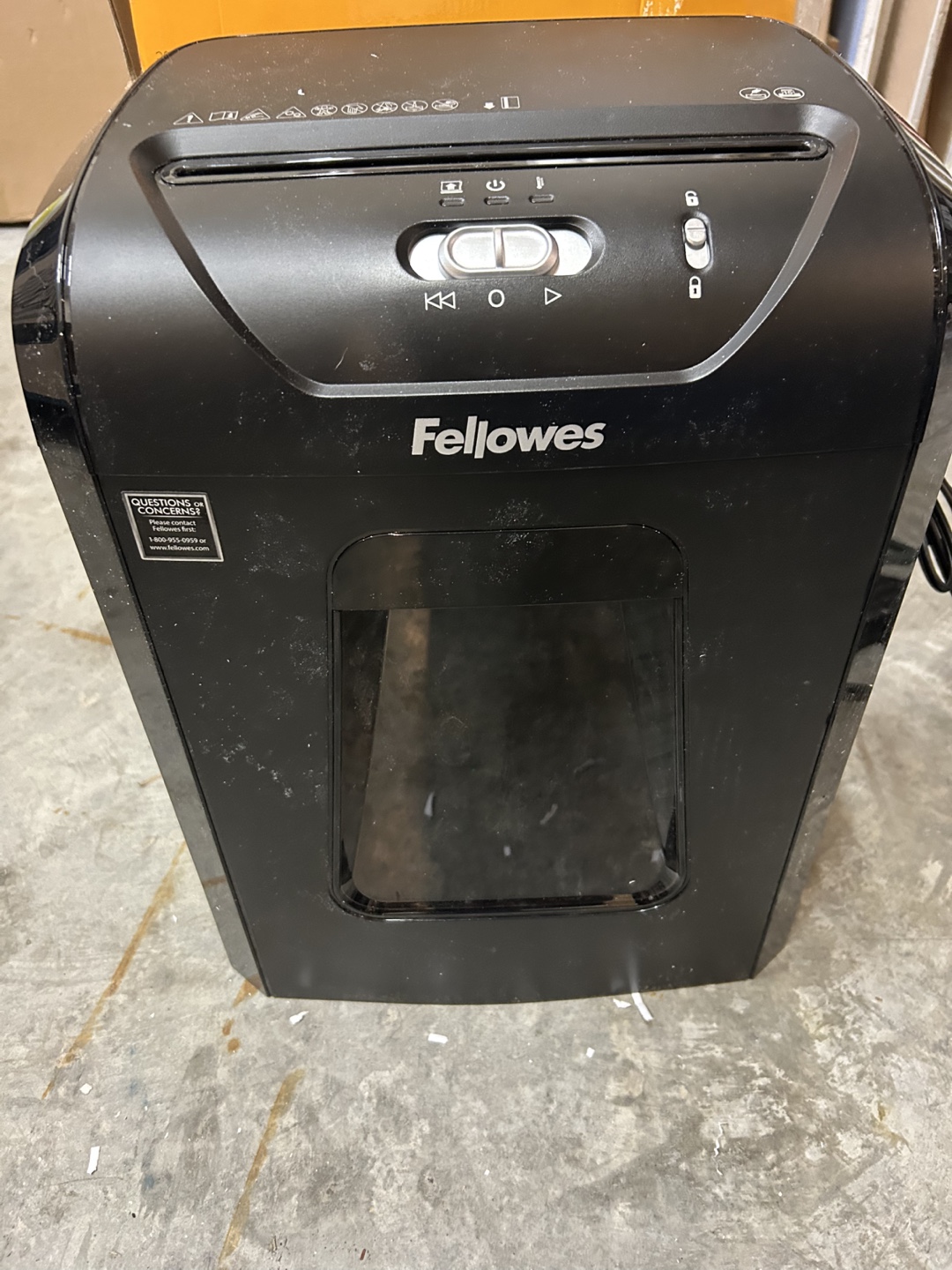 Fellowes Powershred 150C Cross-Cut Shredder - photo 3